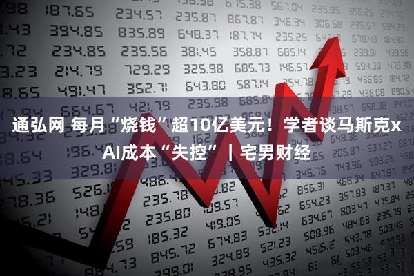 通弘网 每月“烧钱”超10亿美元！学者谈马斯克xAI成本“失控”｜宅男财经